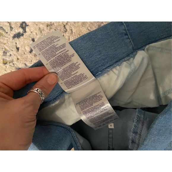 NYDJ NWT Pull-On Straight Belle Isle Blue Jeans Stretch Pants, Size 4, MSRP $119 - Picture 12 of 15